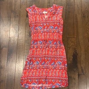 LOFT medium sundress with drawstring waist